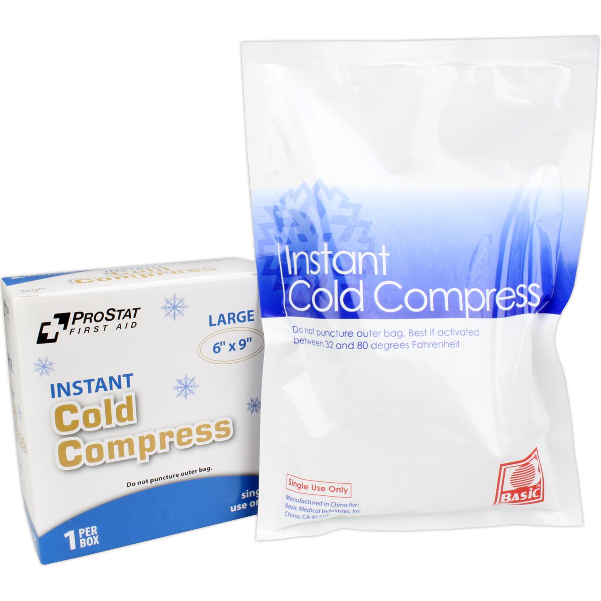 6" x 9" Instant Cold Compress Boxed - ANSI Compliant Single Unit