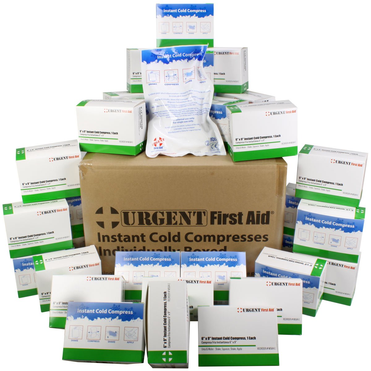 6" x 9" Instant Cold Compress Boxed - Case of 32 Wholesale