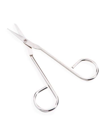 Scissors, 4-1/2" nickel plated, 1 ea.