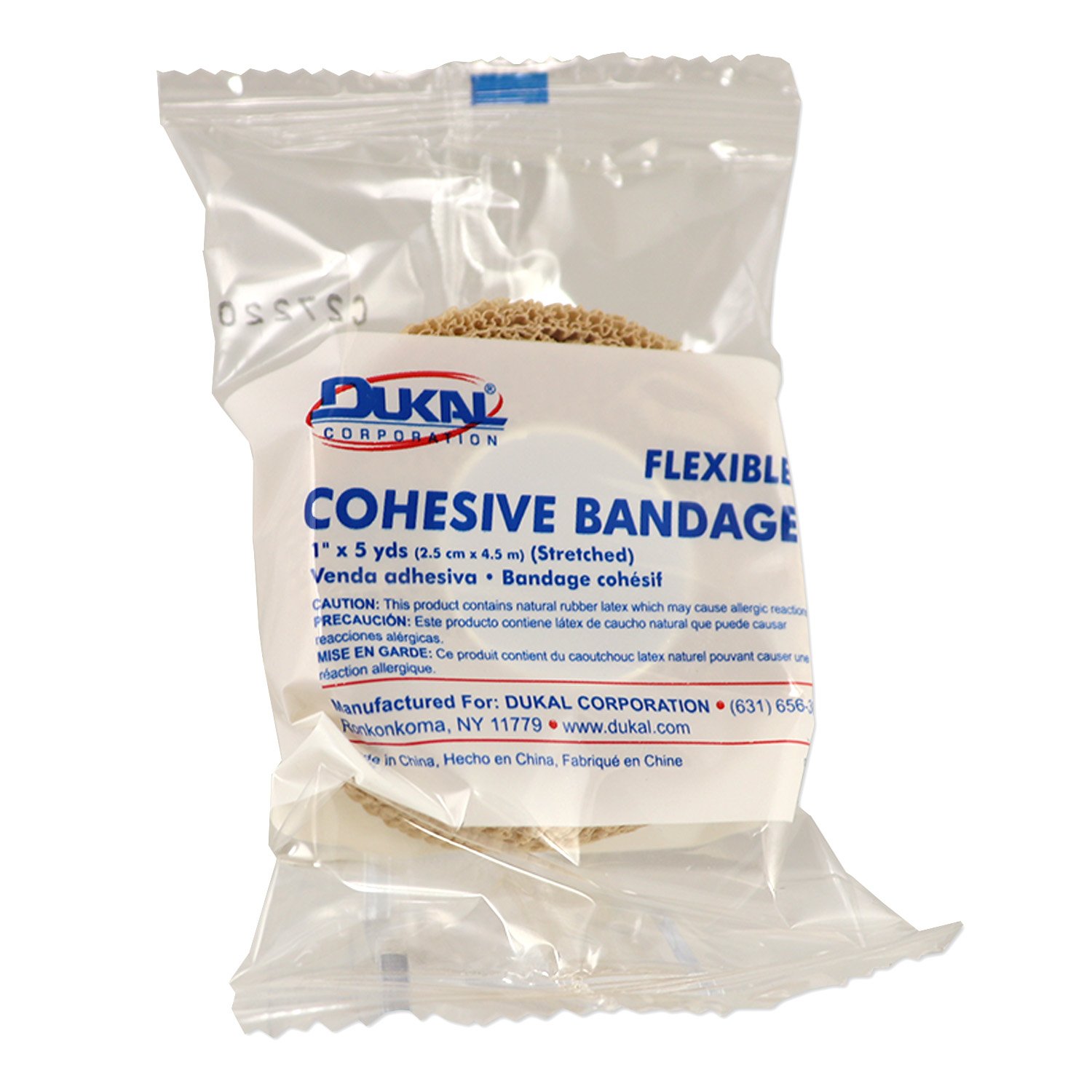 1 Inch x 5 Yard Medi-Rip Self-Adherent Bandage - Cohesive Wrap