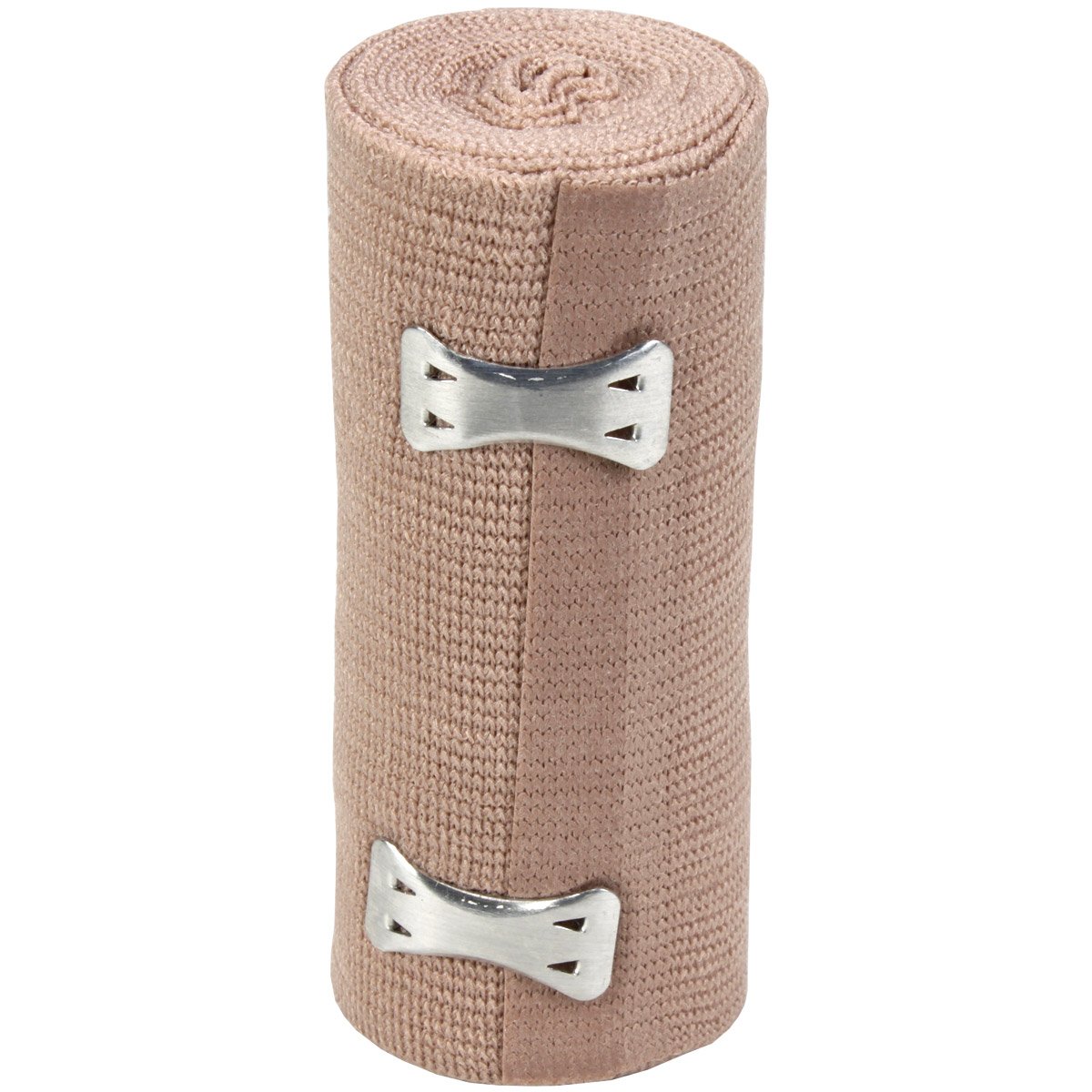 4" x 5 Yard Elastic Bandage with 2 Fasteners - Ace-Style Compression Wrap