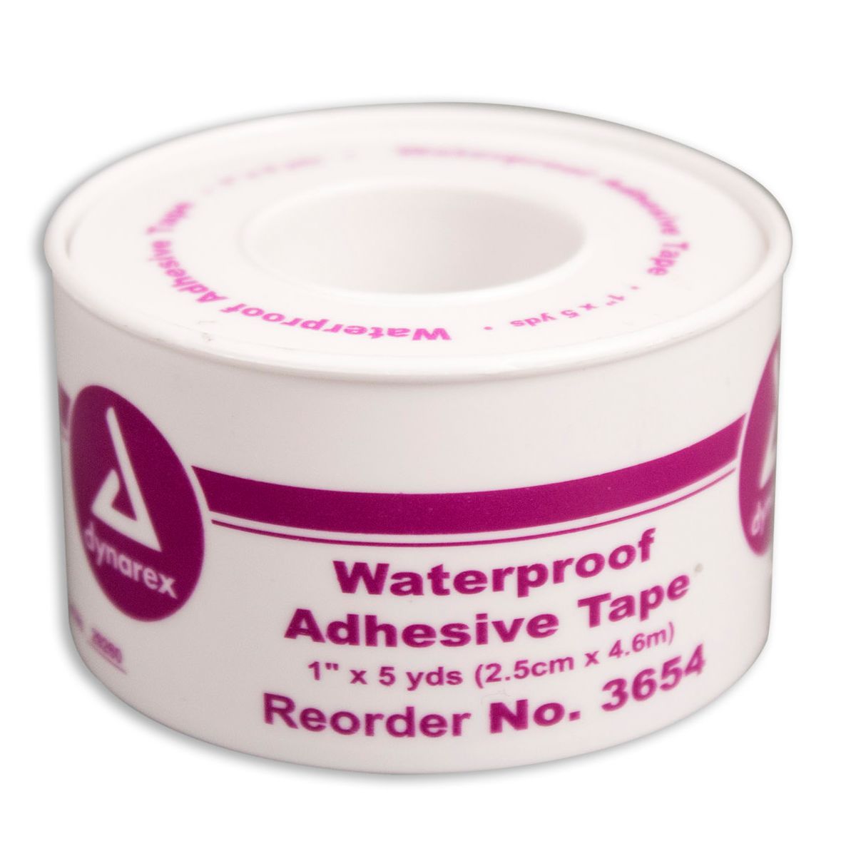 1 Inch x 5 Yard Waterproof Medical Tape - Plastic Spool