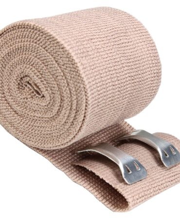 2" x 5 Yard Elastic Bandage with 2 Fasteners - Latex Free Ace-Style Wrap