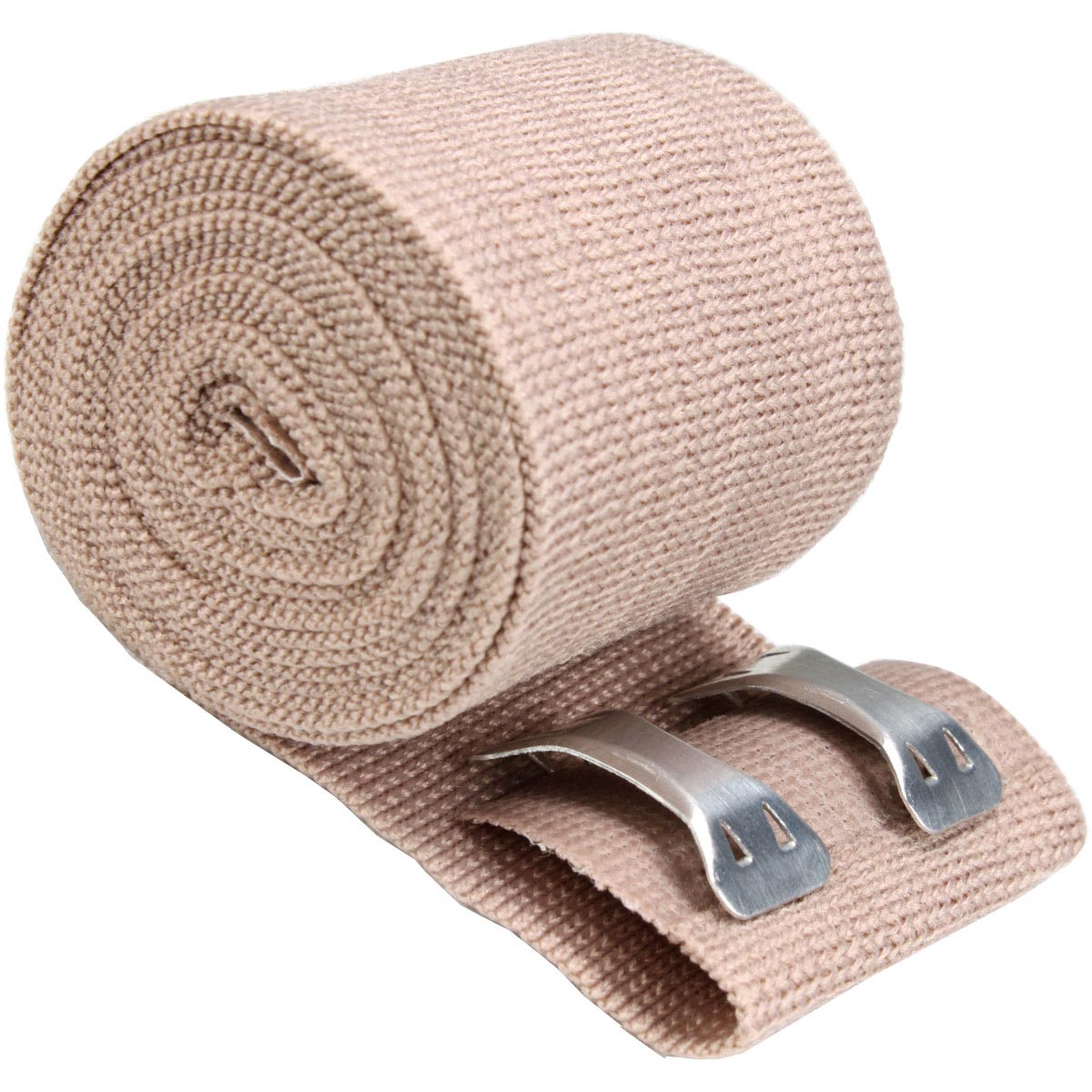 2" x 5 Yard Elastic Bandage with 2 Fasteners - Latex Free Ace-Style Wrap