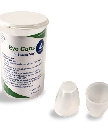 Plastic Eye Cup for Eye Wash - 6 per Vial