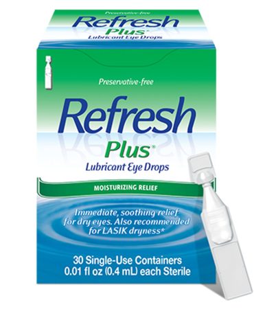 Lubricating Eye Drops Emergency Supply - Preservative-Free 30 Ampules