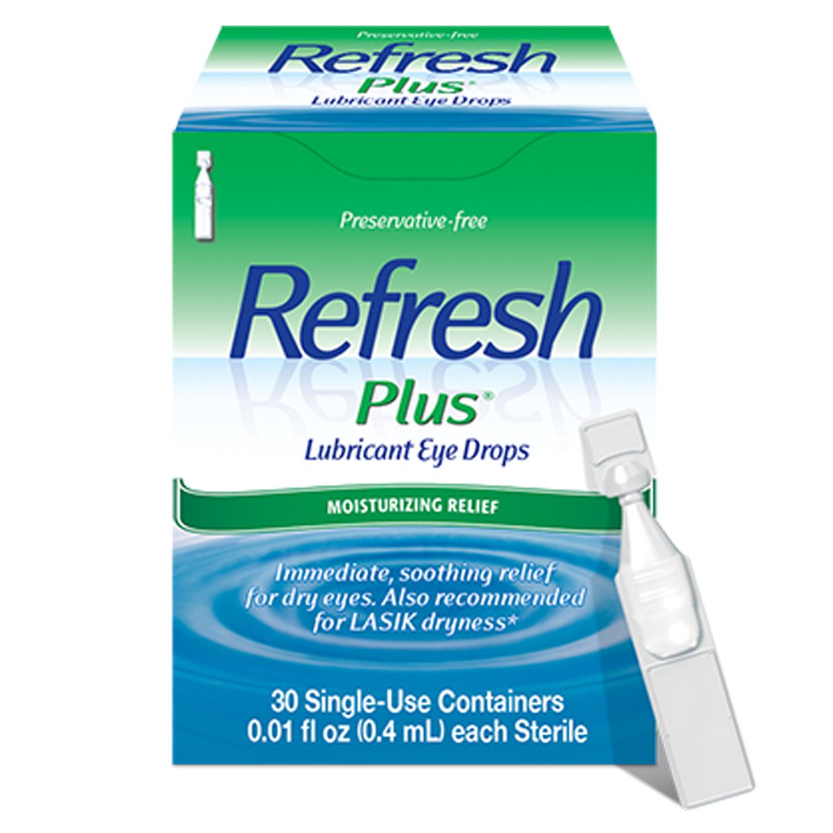 Lubricating Eye Drops Emergency Supply - Preservative-Free 30 Ampules
