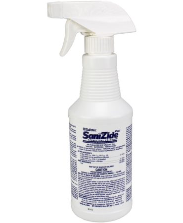 Sanizide Plus Environmental Surface Germicidal Solution, 16 oz. bottle w/ trigger - 1 each