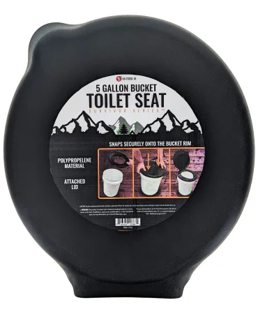 Toilet Seat 5-Gallon Bucket Lid