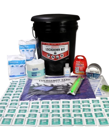 Classroom Lockdown Kit - Emergency Supplies for 30 Students