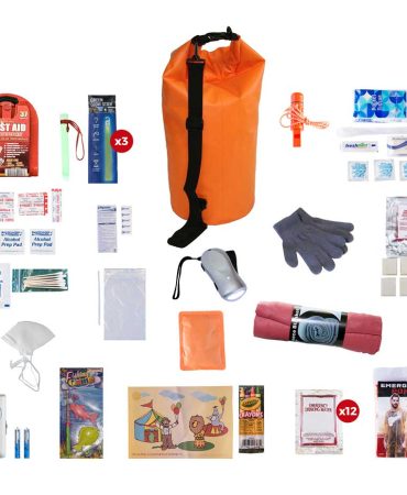 Children Survival Kit Dry Bag - Waterproof 72 Hour Emergency Kit