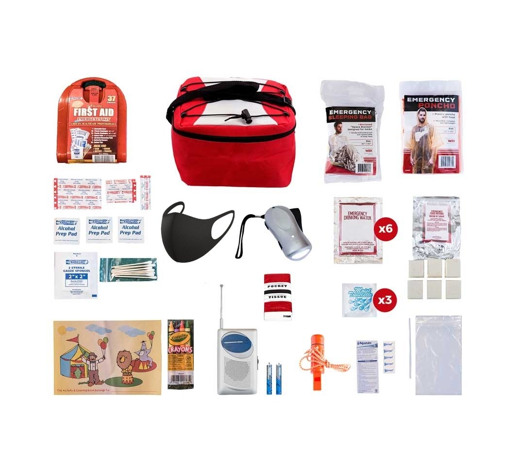 Survival Pal for Children - Compact Emergency Kit in Cooler Bag