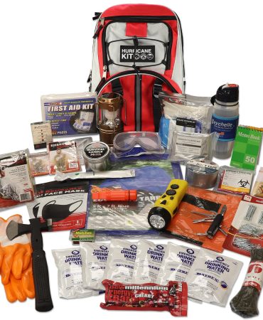 Hurricane Emergency Kit - Survival Backpack with Water Purification