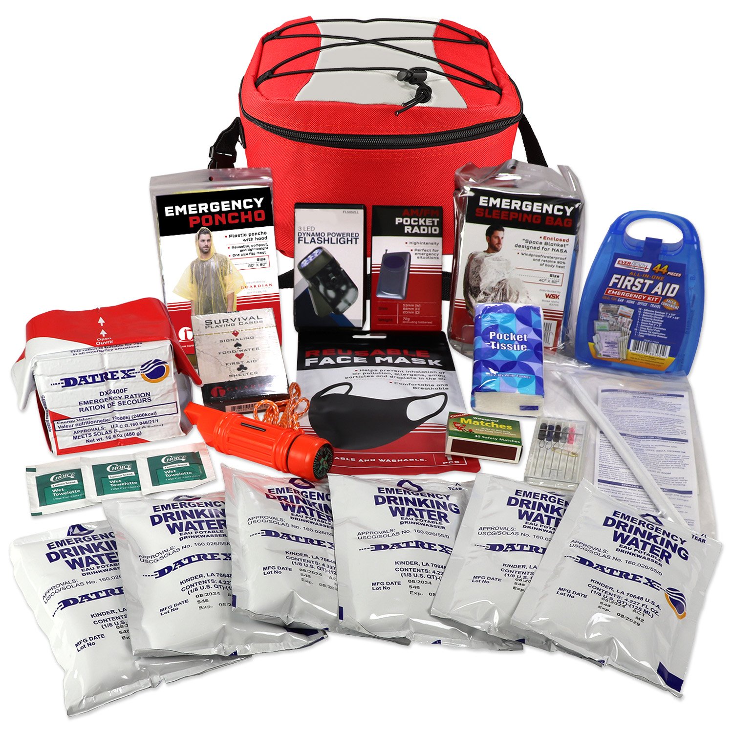 Survival Pal - Portable Emergency Preparedness Cooler Bag Kit