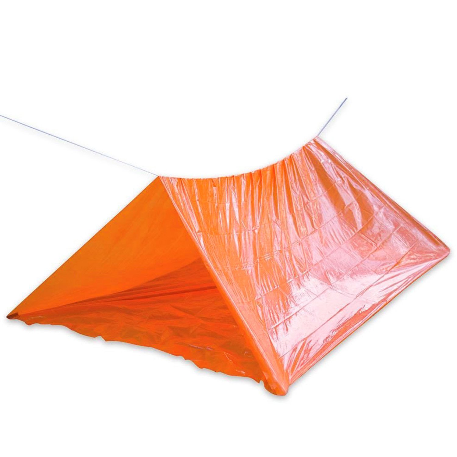 2-Person Tube Tent with Cord - Emergency Shelter Under 1 Pound - Image 3