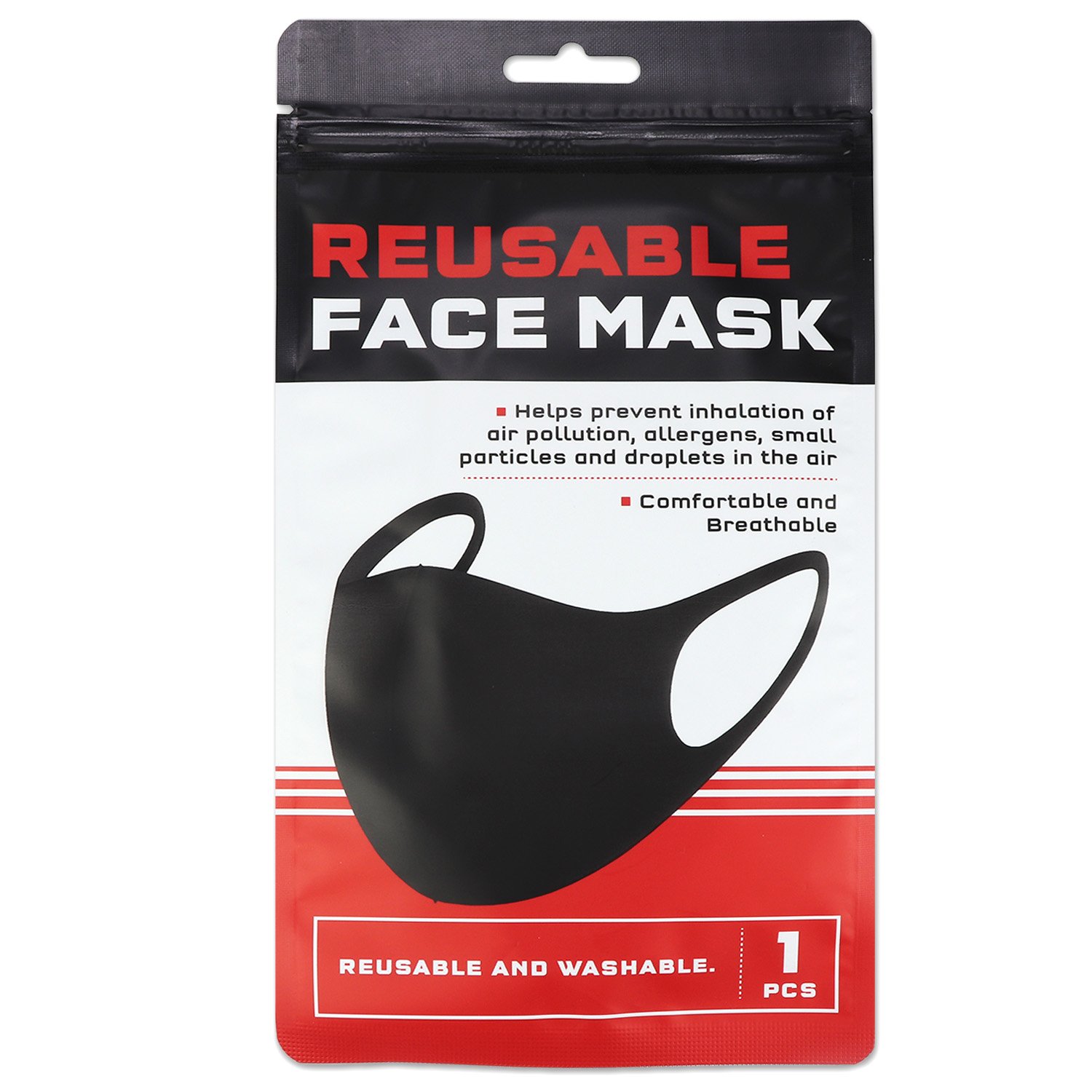 Reusable Face Mask Emergency - Washable Protective Mask