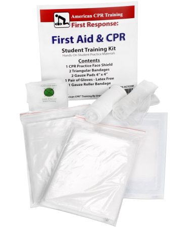 CPR and First Aid Student Training Kit - 8 Piece Combo Pack