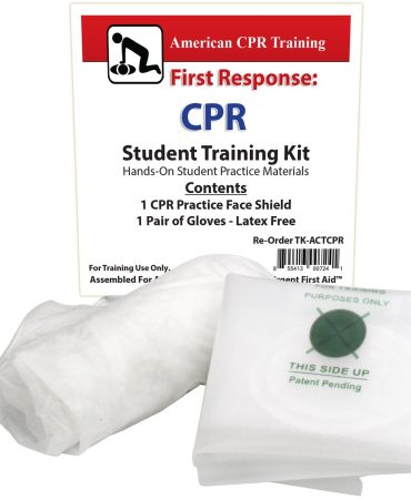 CPR Student Training Kit 3 Piece - Face Shield and Gloves
