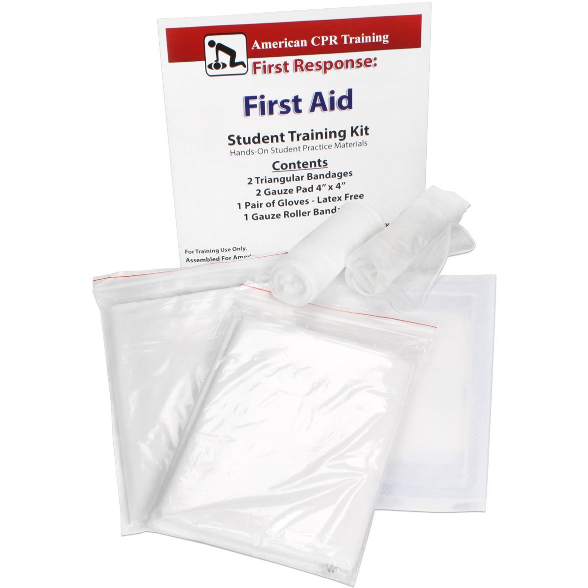 First Aid Student Training Kit 7 Piece - Real Supplies