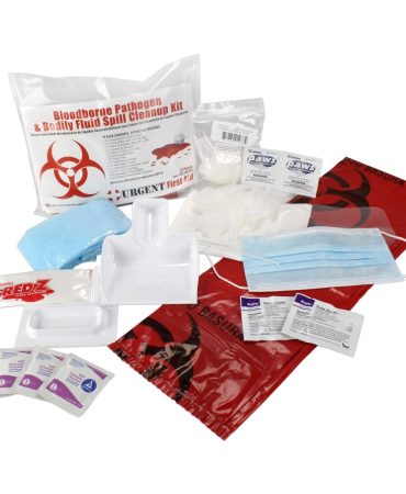 22 Piece Bodily Fluid Clean Up Pack - BBP Spill Kit