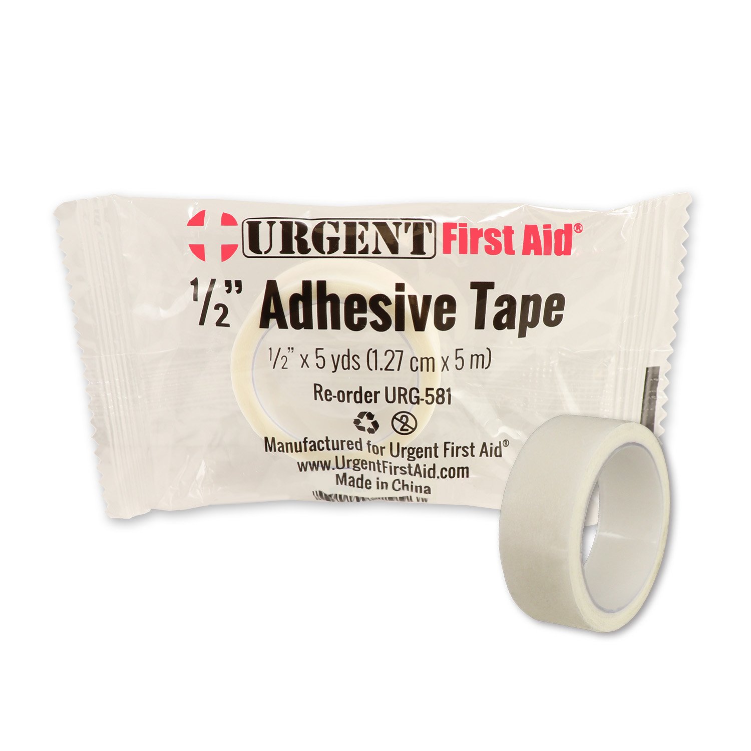First Aid Adhesive Tape Roll, 1/2" x 5 yds - Medical Grade - Image 2
