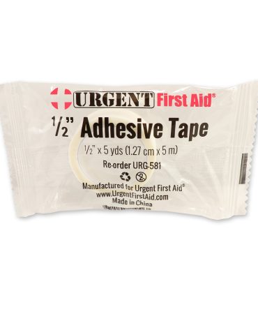 First Aid Adhesive Tape Roll, 1/2" x 5 yds - Medical Grade