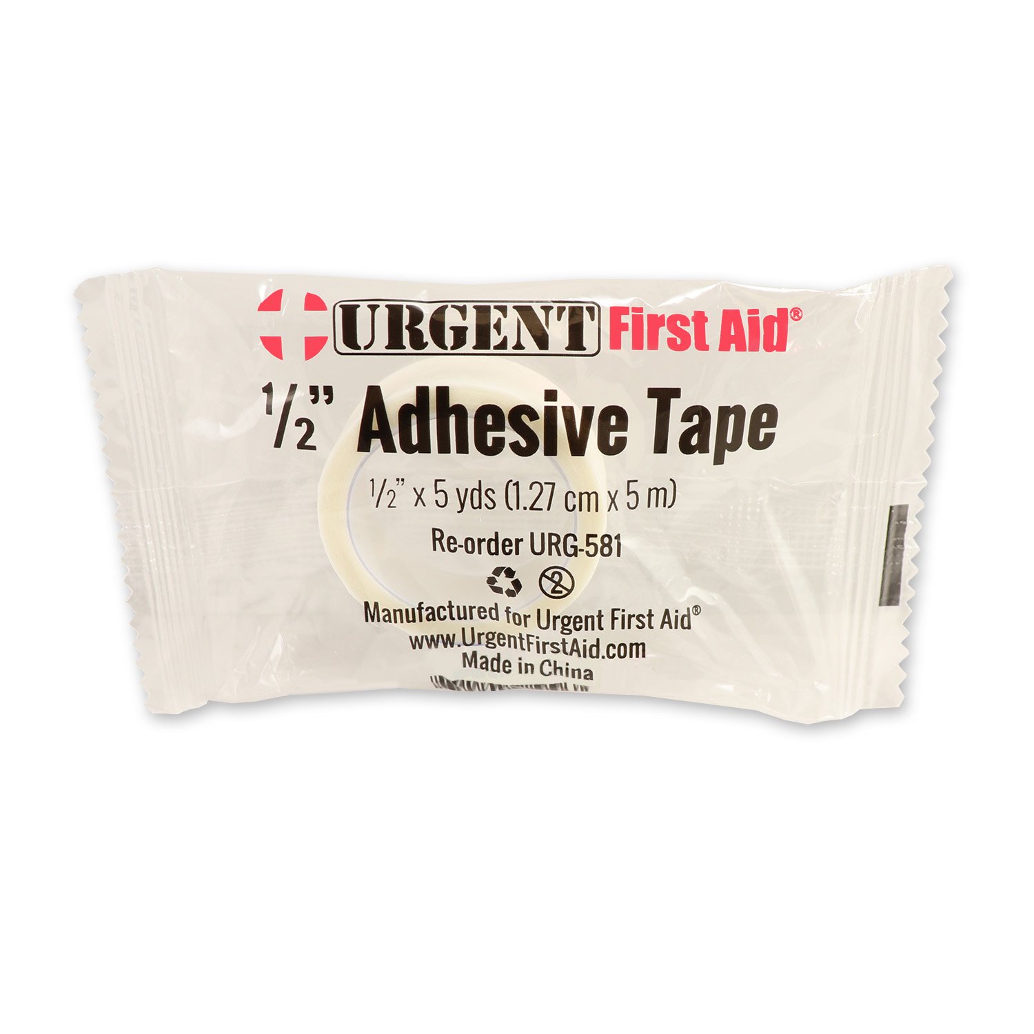 First Aid Adhesive Tape Roll, 1/2" x 5 yds - Medical Grade