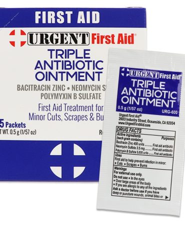 Triple Antibiotic Ointment Packets 25 Count - ANSI Compliant