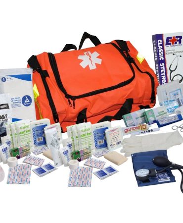 151 Piece First Responder Trauma Kit with BP Cuff - Orange
