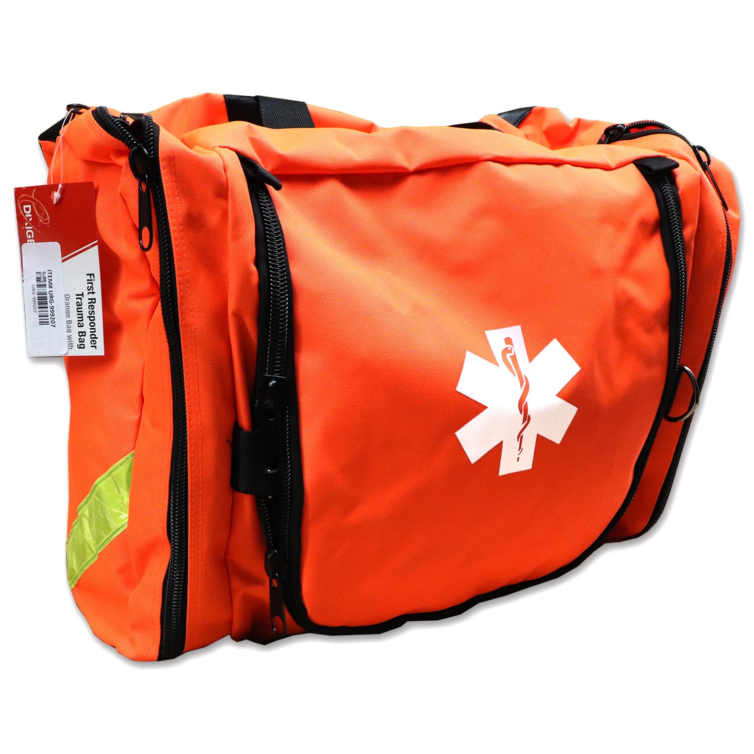 151 Piece First Responder Trauma Kit with BP Cuff - Orange - Image 2