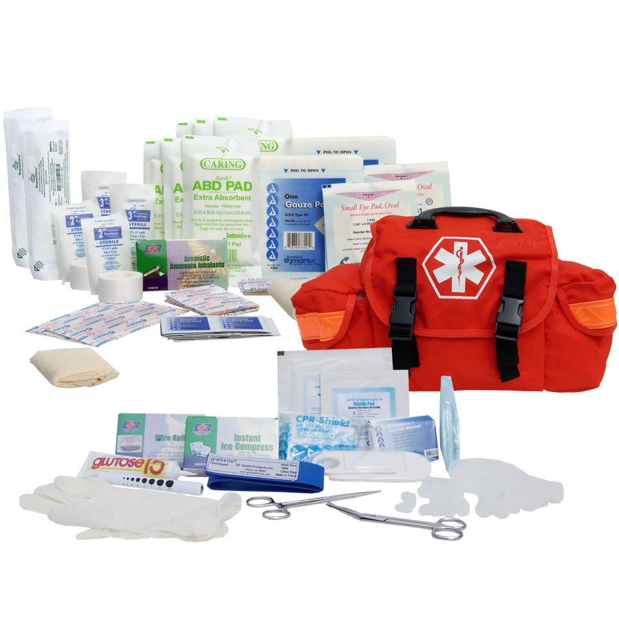 147 Piece First Responder On Call Trauma Kit - Hi-Vis Orange - Image 2