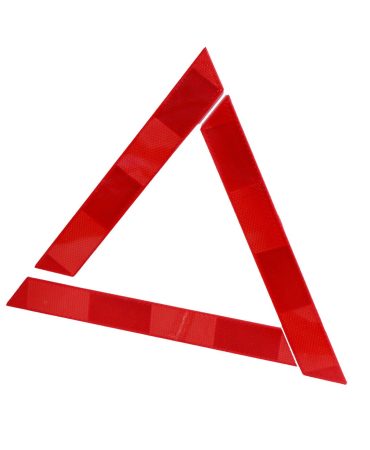 Reflective Road Triangle