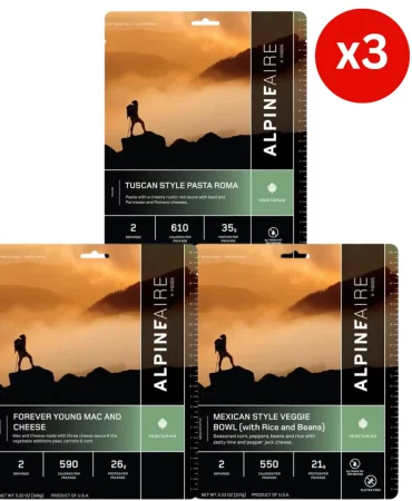 AlpineAire 72 Hour Emergency Food Bundle - Vegetarian & Gluten Free